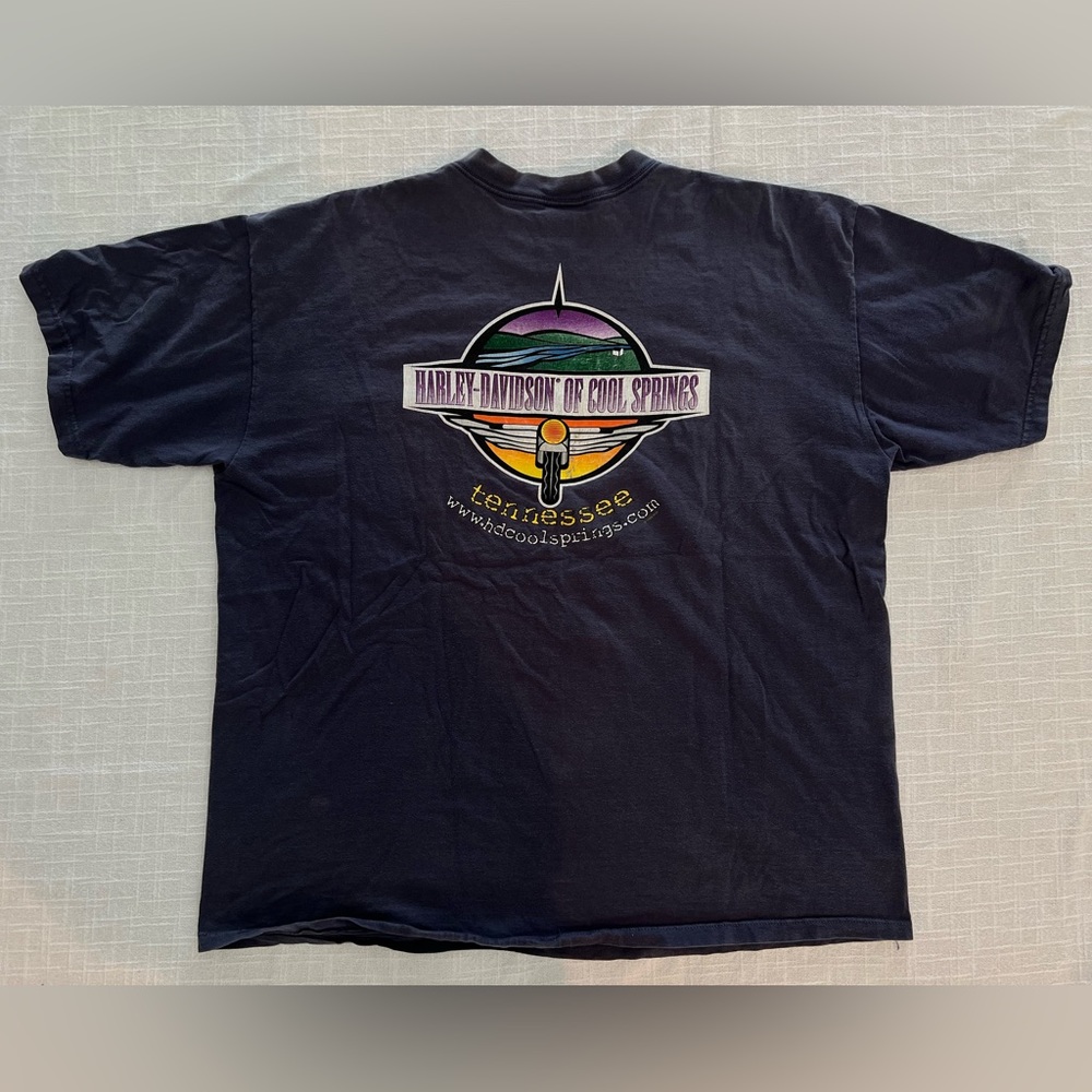 HARLEY DAVIDSON VINTAGE 90’s Cool Springs, Tennessee motorcycle T | 3XL